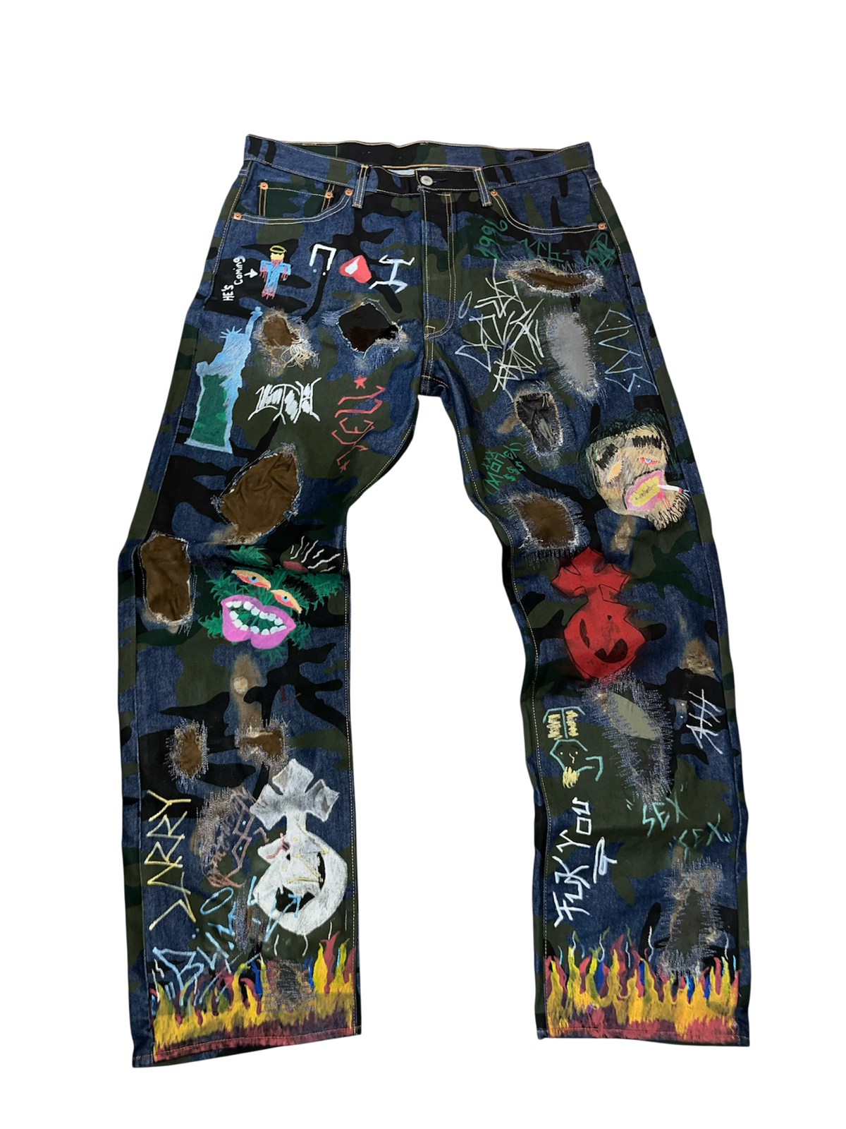 TG Graffiti Street Art Denim